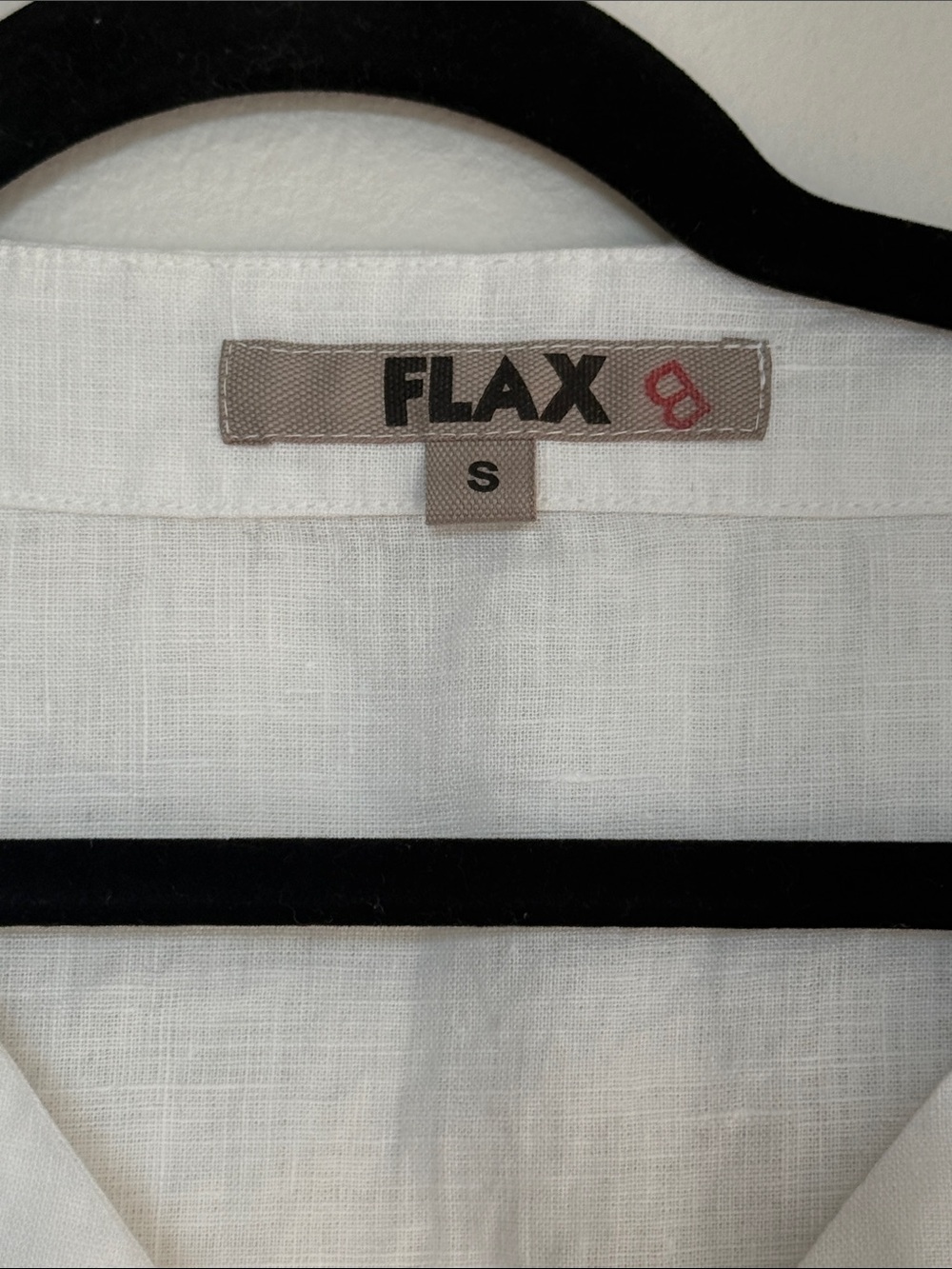 NWOT Flax White Linen Button-Front V-Neck Jacket– small (371) - Picture 2 of 12